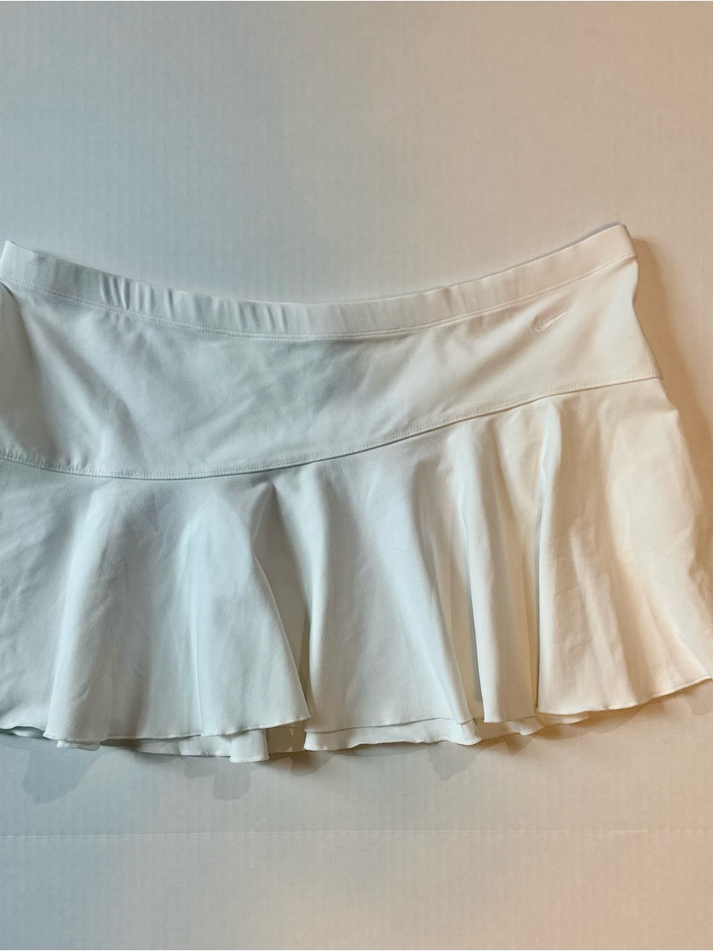 Nike White Flared Mini Skirt